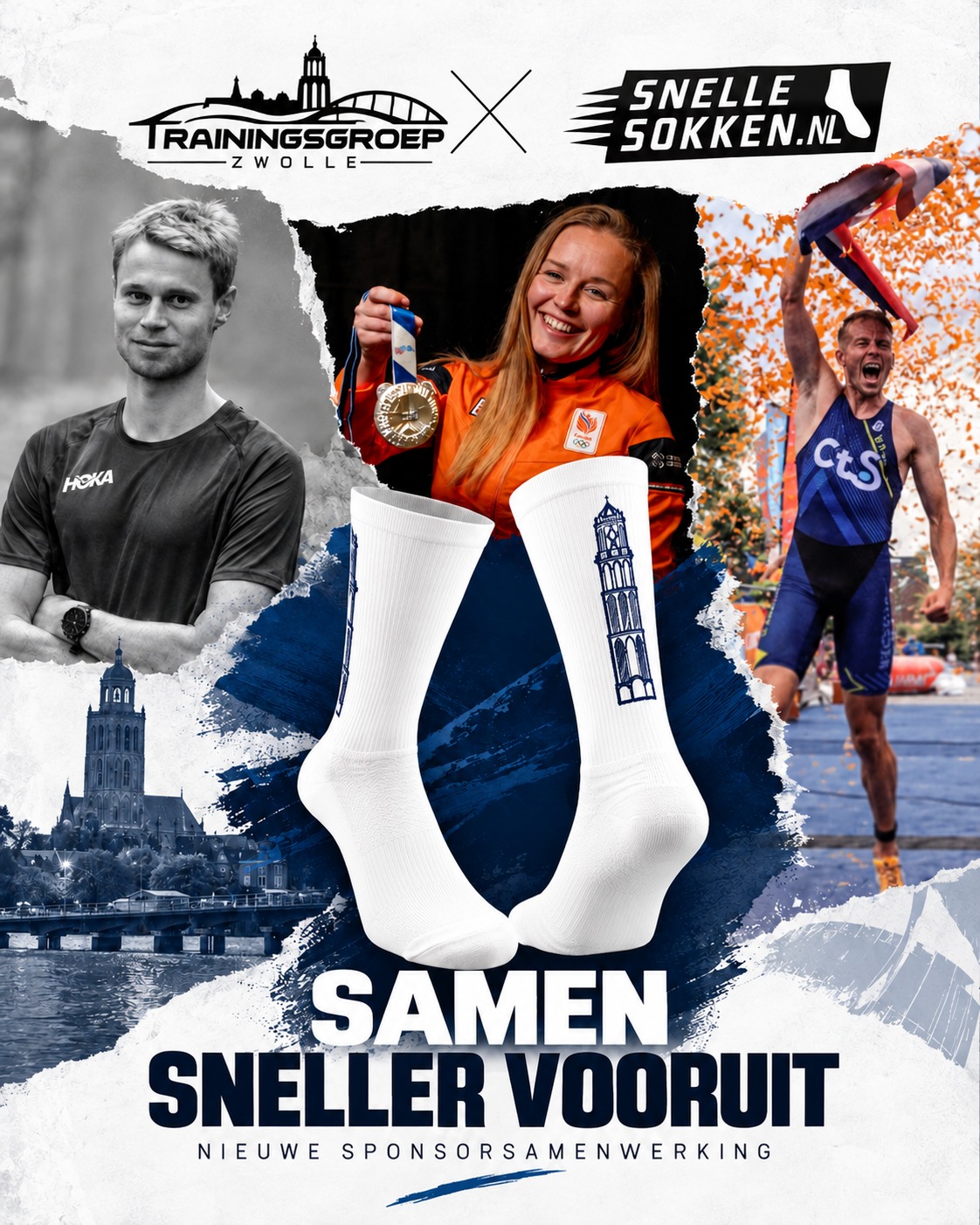 Trainingsgroep Zwolle × Snelle Sokken: Samen sneller vooruit
